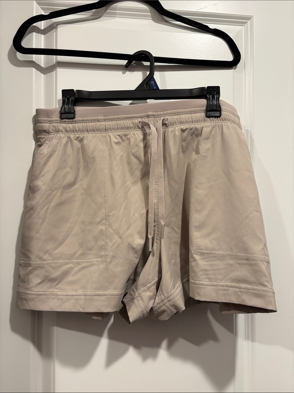 lululemon athletica Beige Athletic Drawstring Shorts